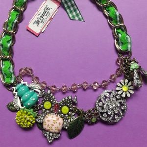 Betsey Johnson nature necklace